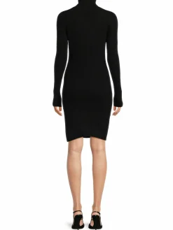 Women Qi Cashmere Cashmere Turtleneck Sweater Dress