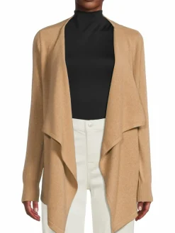 Women Bruno Magli Cashmere Waterfall Cardigan