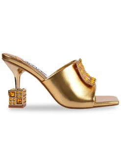 Lady Couture Casino Embellished Faux Leather Sandals