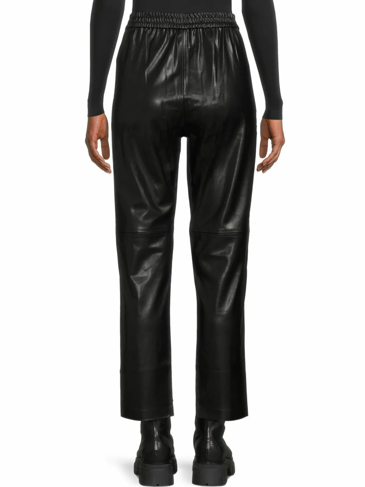 Women 7 For All Mankind Casual Faux Leather Joggers