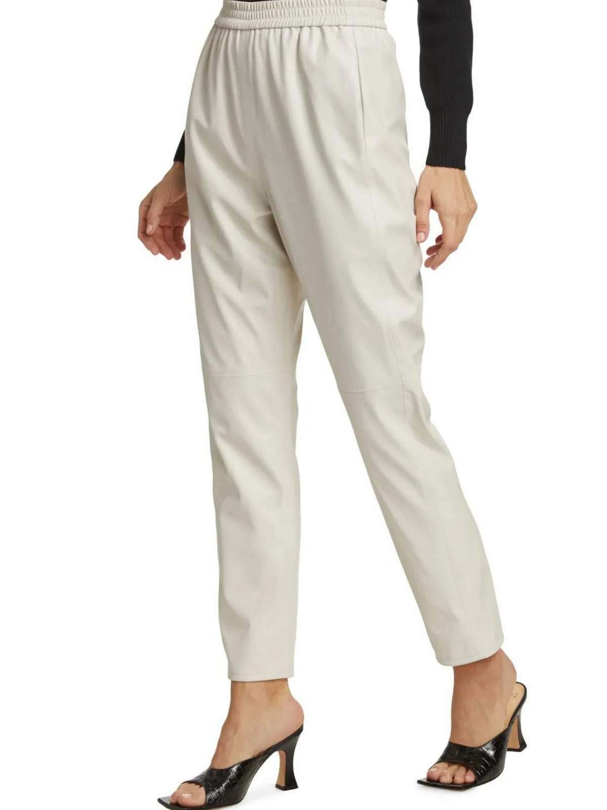 Women 7 For All Mankind Casual Faux Leather Joggers