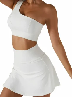 Women Band Of Gold Cavalier One Shoulder Sports Bra