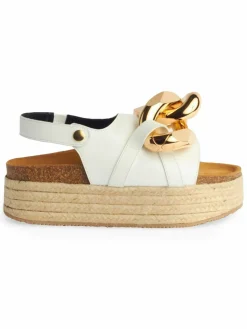 JW Anderson Chain Espadrille Platform Sandals