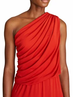 Women Halston Charlee Jersey One-Shoulder Gown