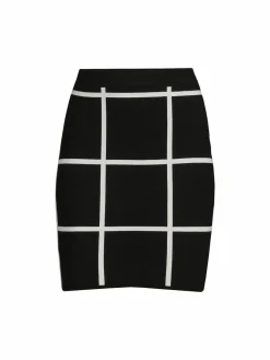 Women Saks Fifth Avenue Checked Mini Skirt