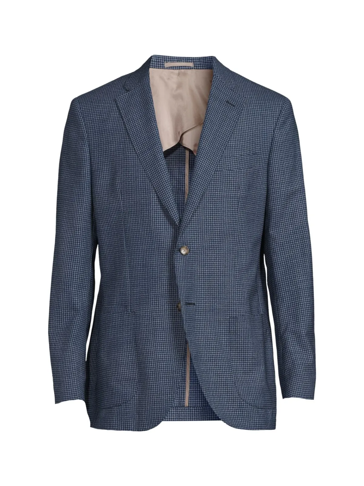 Luciano Barbera Blazers & Sportcoats|Checked Wool Blazer Navy