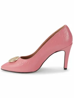 Valentino by Mario Valentino Clara Monogram Leather Pumps