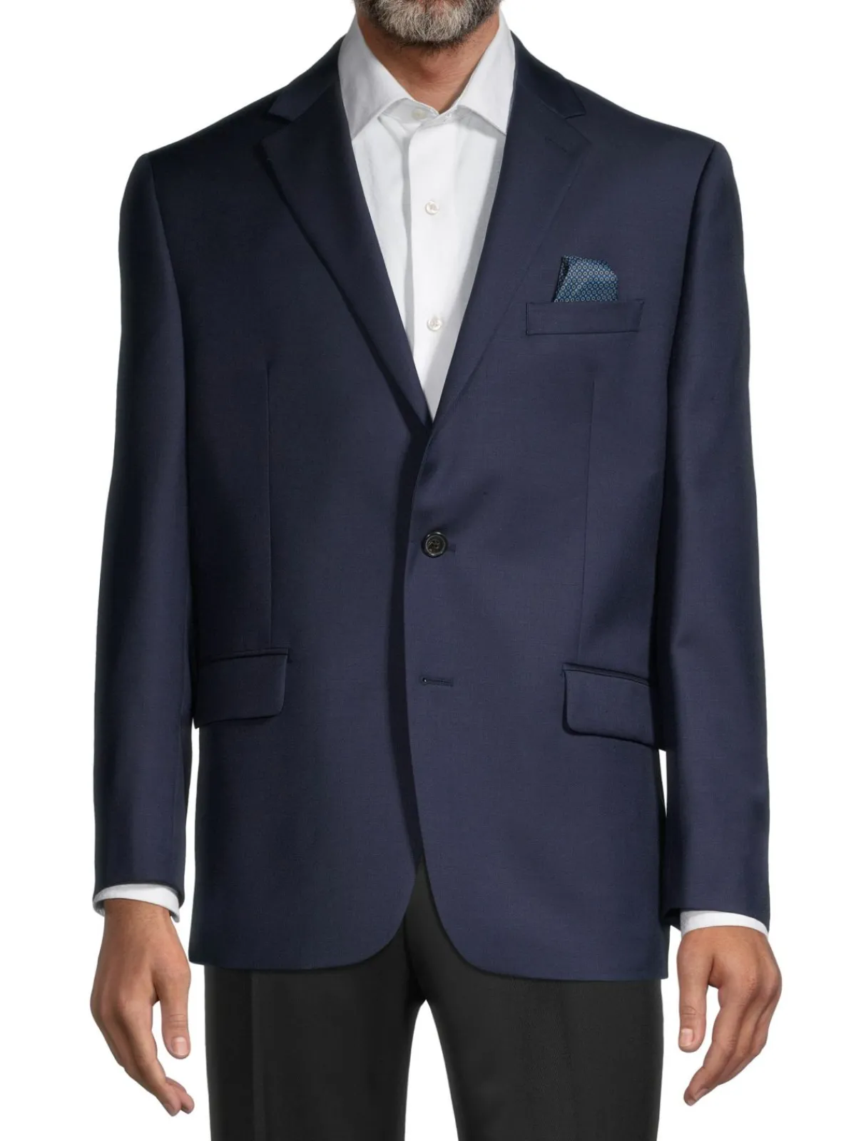 Lauren Ralph Lauren Blazers & Sportcoats|Classic-Fit Wool-Blend Suit Separates Blazer Navy