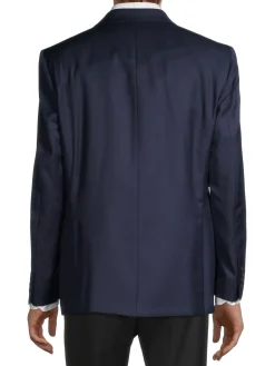 Lauren Ralph Lauren Blazers & Sportcoats|Classic-Fit Wool-Blend Suit Separates Blazer Navy