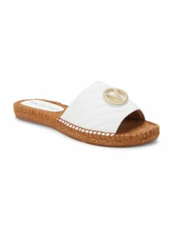 Valentino by Mario Valentino Clavel Leather Espadrille Sandals