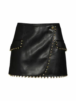 Women Jonathan Simkhai Clayton Studded Vegan Leather Mini Skirt