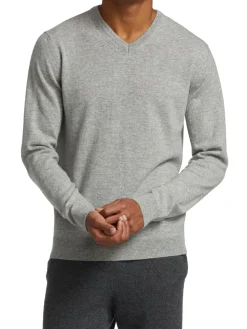 Saks Fifth Avenue Cashmere|Collection Cashmere V-Neck Sweater