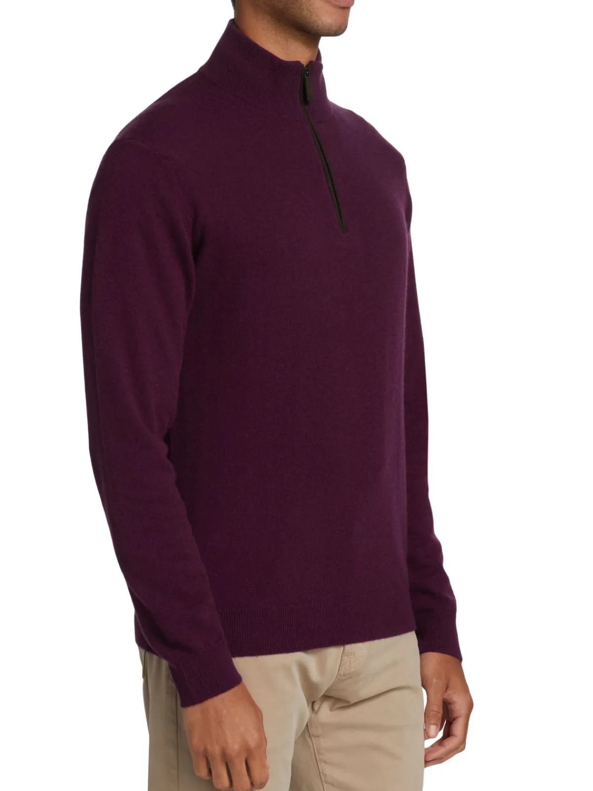 Saks Fifth Avenue Cashmere|Collection Cashmere Zip Sweater