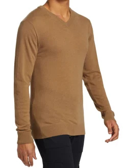 Saks Fifth Avenue Cashmere|Collection Lightweight Cashmere Vneck