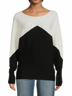 Women Ellen Tracy Colorblock Sweater