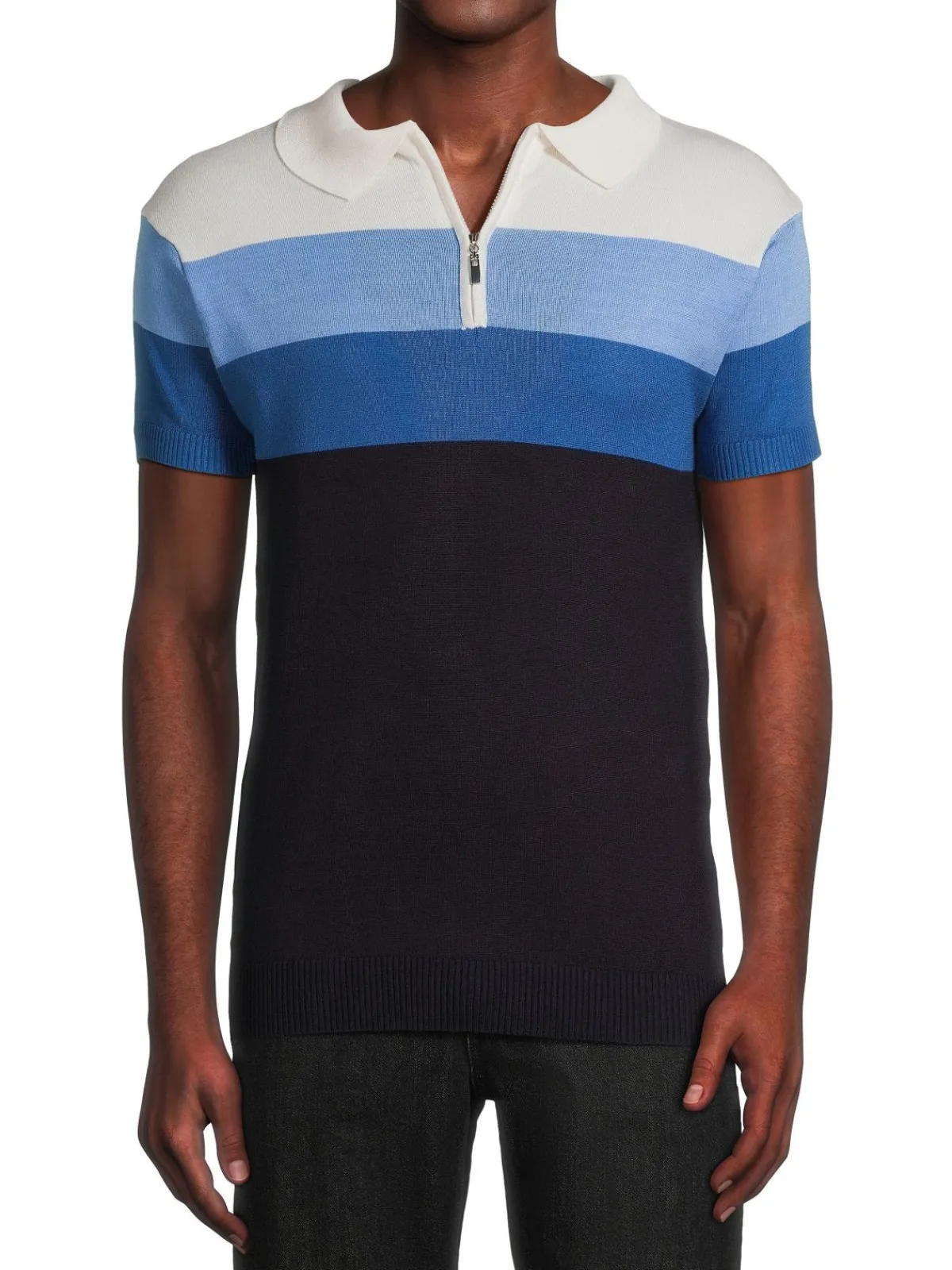 Spring + Mercer Polos|Colorblock Sweater Polo