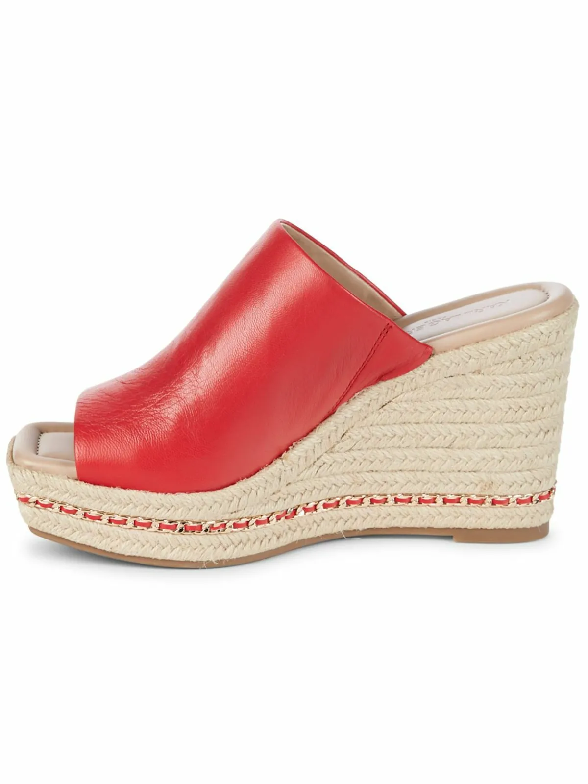 Karl Lagerfeld Paris Corissa Leather Wedge Espadrilles