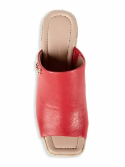Karl Lagerfeld Paris Corissa Leather Wedge Espadrilles