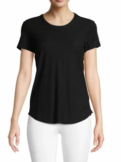 Women James Perse Crewneck Cotton Modal Tee