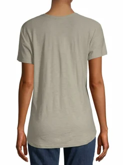 Women James Perse Crewneck Cotton Modal Tee