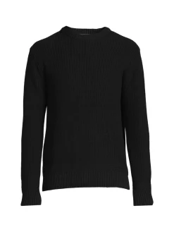 Slate & Stone Sweaters|Crewneck Sweater Jet Black