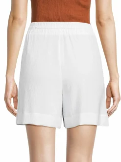 Women H Halston Crinkle Drawstring Shorts