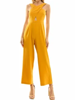 Women Nicole Miller Crisscross Wide Leg Jumpsuit