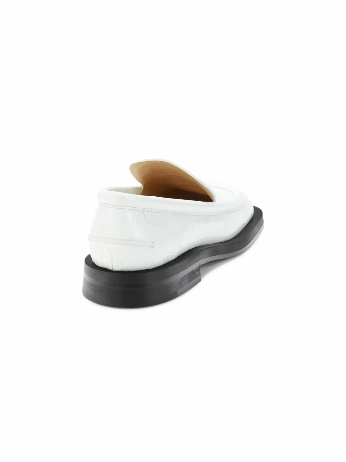 Proenza Schouler Croc Embossed Leather Loafers