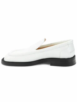 Proenza Schouler Croc Embossed Leather Loafers