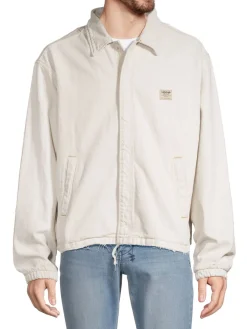 Hudson Jeans Coats & Jackets|Crop Coach Jacket Sand Strip