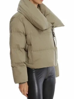 Women Avec Les Filles Cropped Puffer Jacket