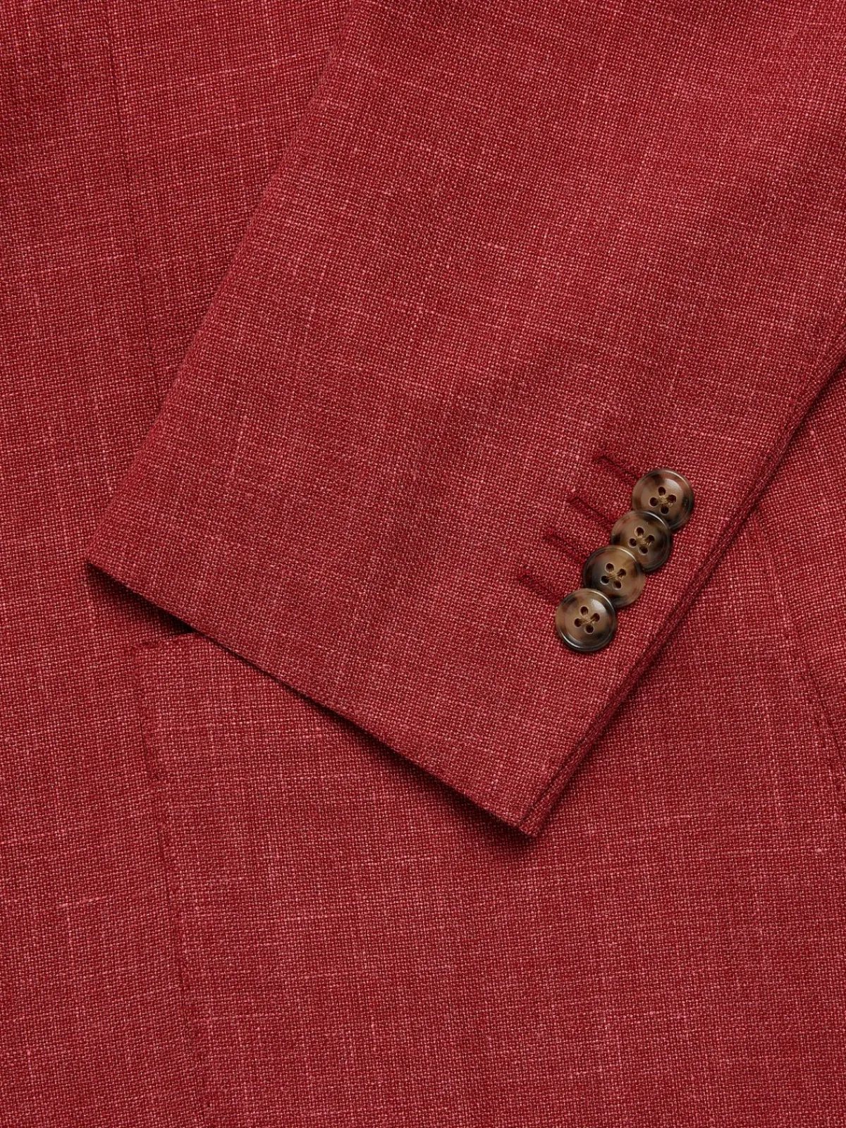 Luciano Barbera Blazers & Sportcoats|Crosshatched Wool Blend Sportcoat Red