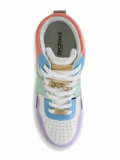 Bebe Curb Link Coloblock Platform Sneakers