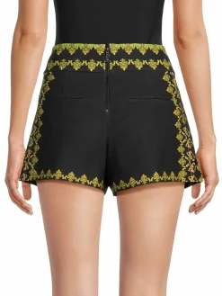 Women Alice + Olivia Donald High Rise Shorts