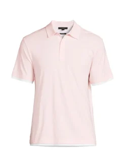 Vince Polos|Double Layer Pima Cotton Polo