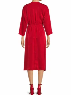 Women DKNY Drape Dolman Sleeve Dress