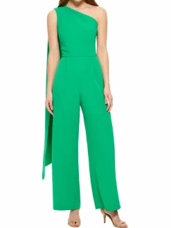 Women Vince Camuto Draped One Shoulder Jumpsuit