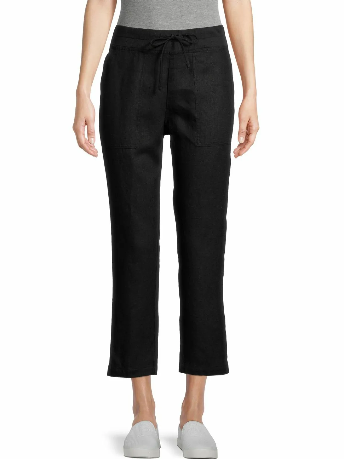Women James Perse Drawstring Linen Pants