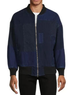 FDMTL Coats & Jackets|Drop Shoulder Denim Jacket Navy
