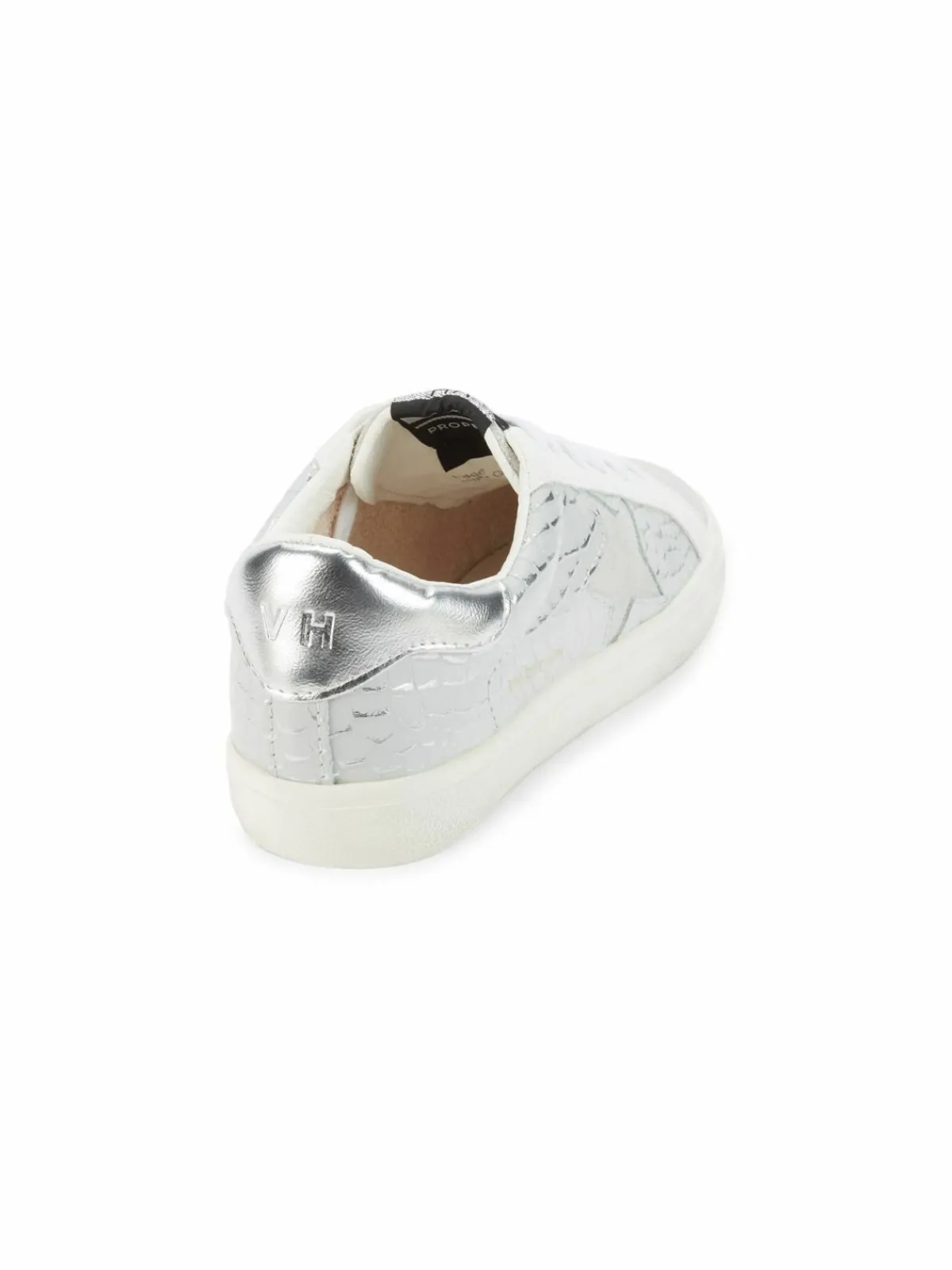 Vintage Havana Edge Croc-Embossed Leather Sneakers