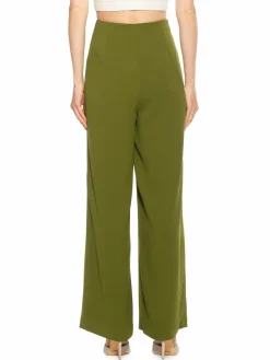 Women Alexia Admor Elia Pleated Wide Leg Pants