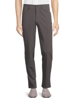 Samuelsohn Pants|Elite Tech Five Pocket Pants Charcoal