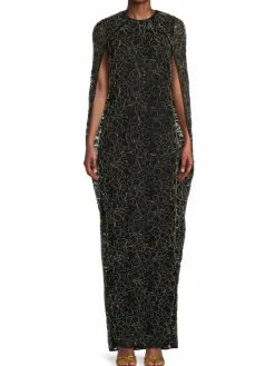 Women Brandon Maxwell Embellished Lace Cacoon Gown