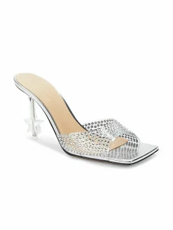 Mach & Mach Embellished Star Heel Sandals