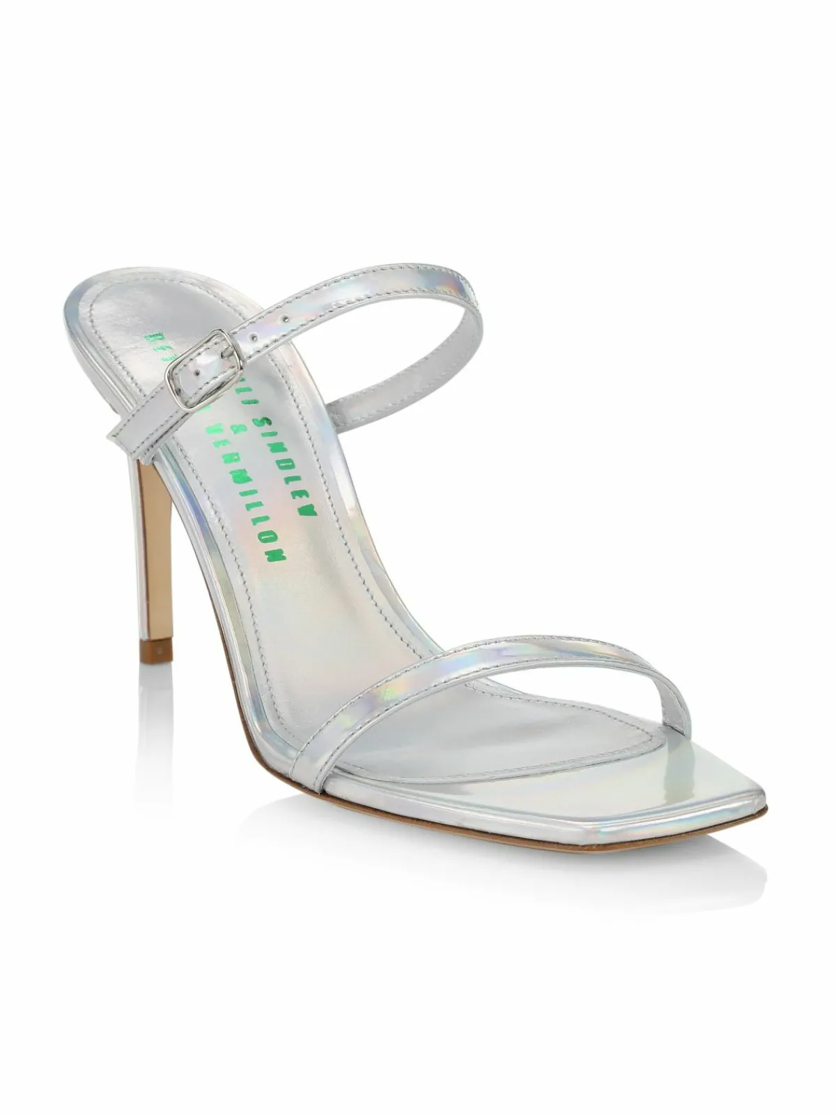 Bettina Vermillon Emili Sindlev X Victoria Iridescent Leather Sandals