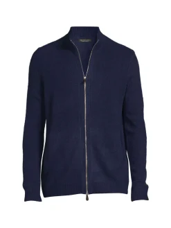 Saks Fifth Avenue Cashmere|Essential Cashmere Full Zip Cardigan