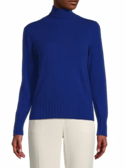 Women Qi New York Essential Cashmere Turtleneck Sweater