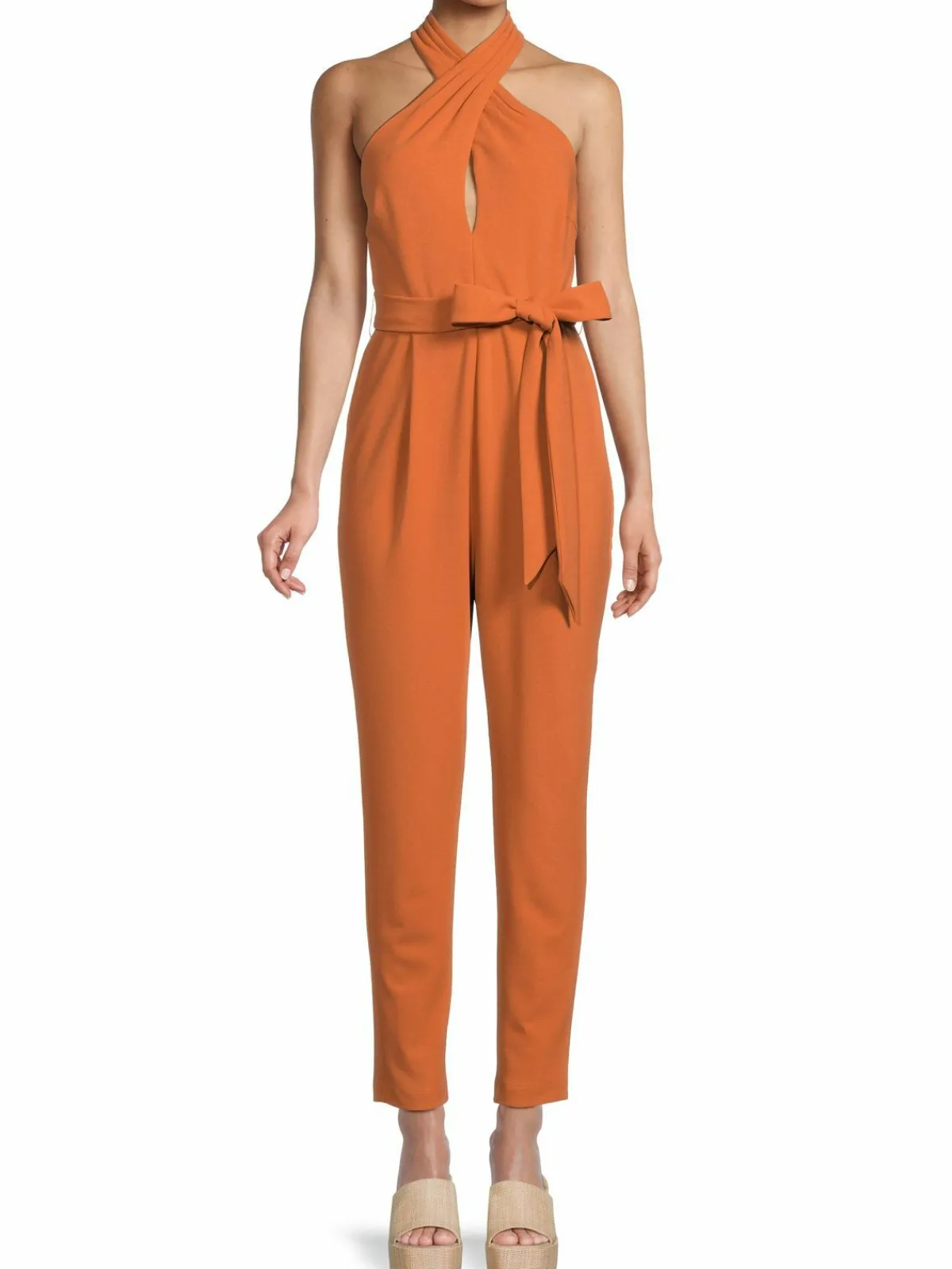 Women RACHEL Rachel Roy Ester Halter Belted Jumpsuit