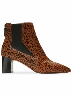 Cole Haan Etta Leopard-Print Calf Hair Booties