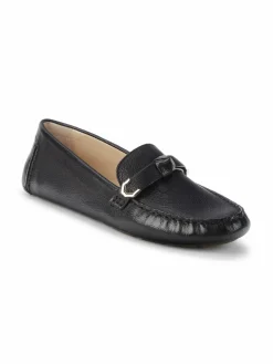 Cole Haan Evelyn Bow Leather Driving Loafers